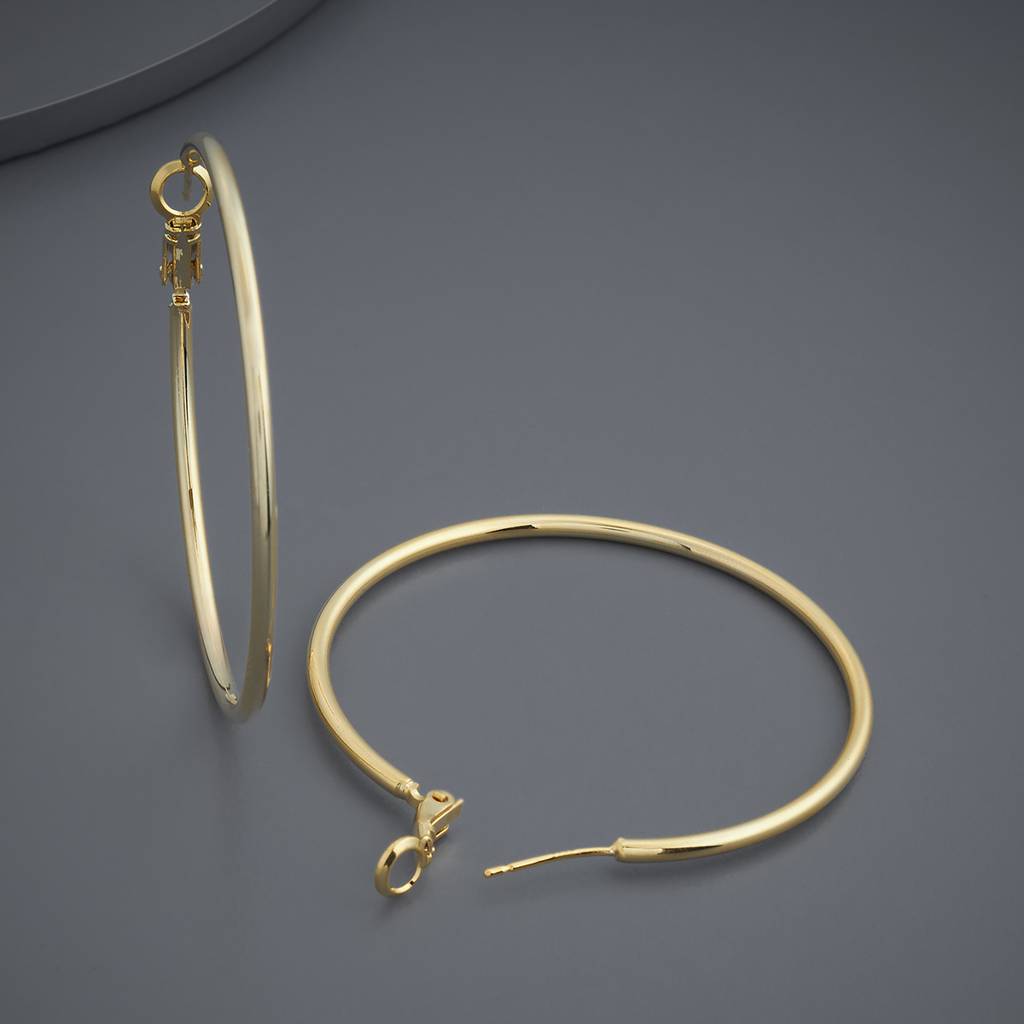 Kushal'S Fashion Jewellery Gold Gold-Plated Party Trendy Hoops & Huggies-184171 : 439607