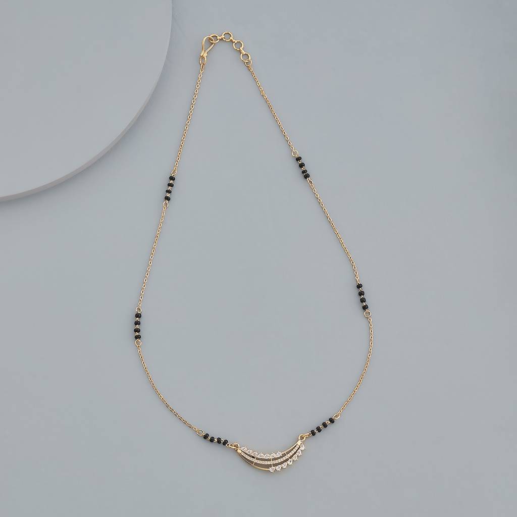 Kushal'S Fashion Jewellery Zircon Mangalsutra -170712 : 411379