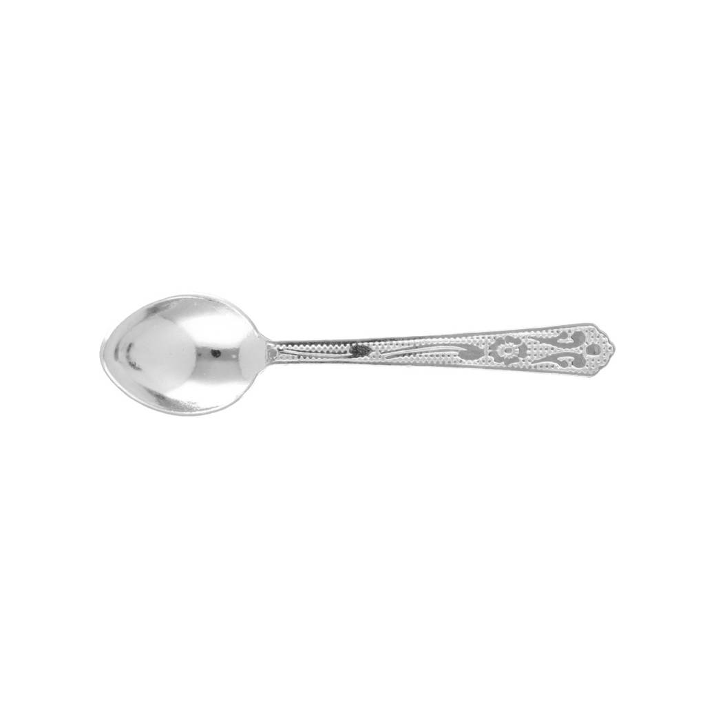 80% Purity-5 Grams Engraved Silver Spoon : JPAUG-25-114