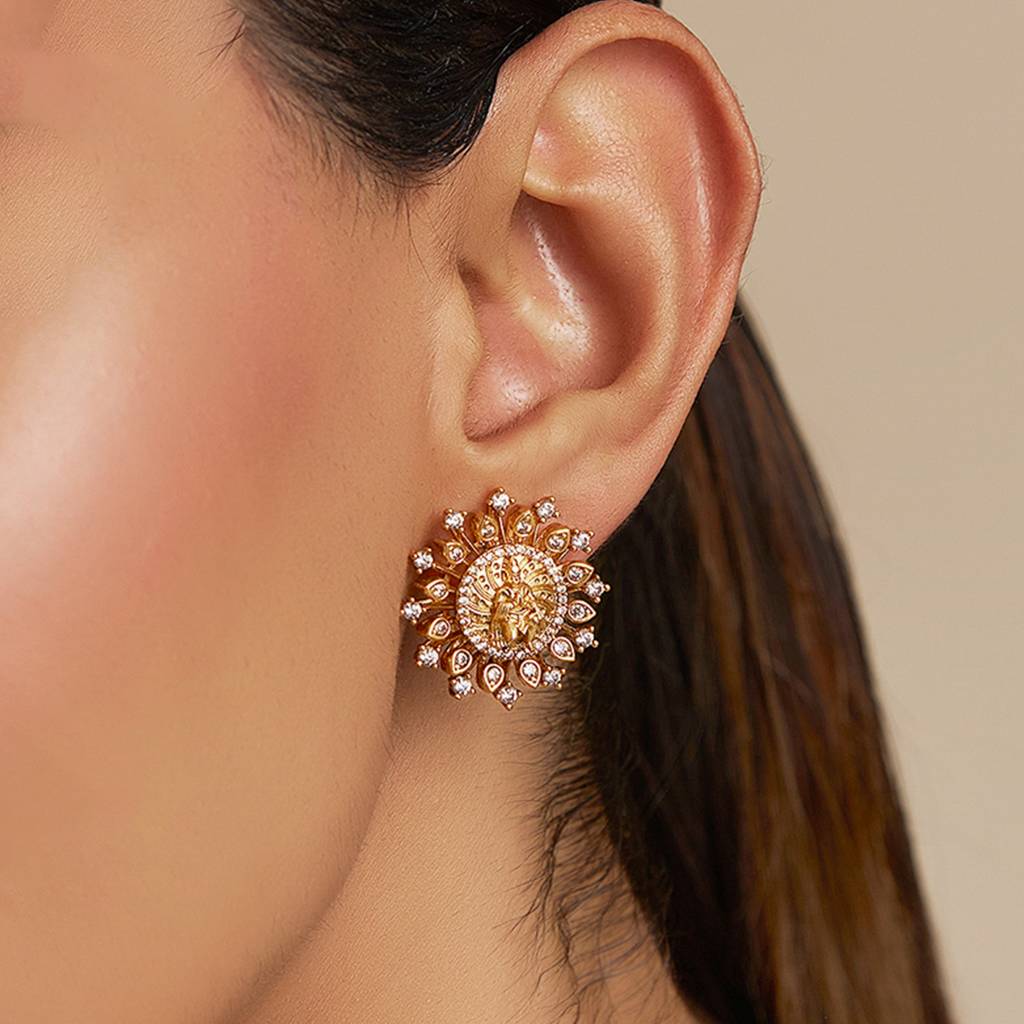 Kushal'S Fashion Jewellery Antique Earring -167945 : 408112