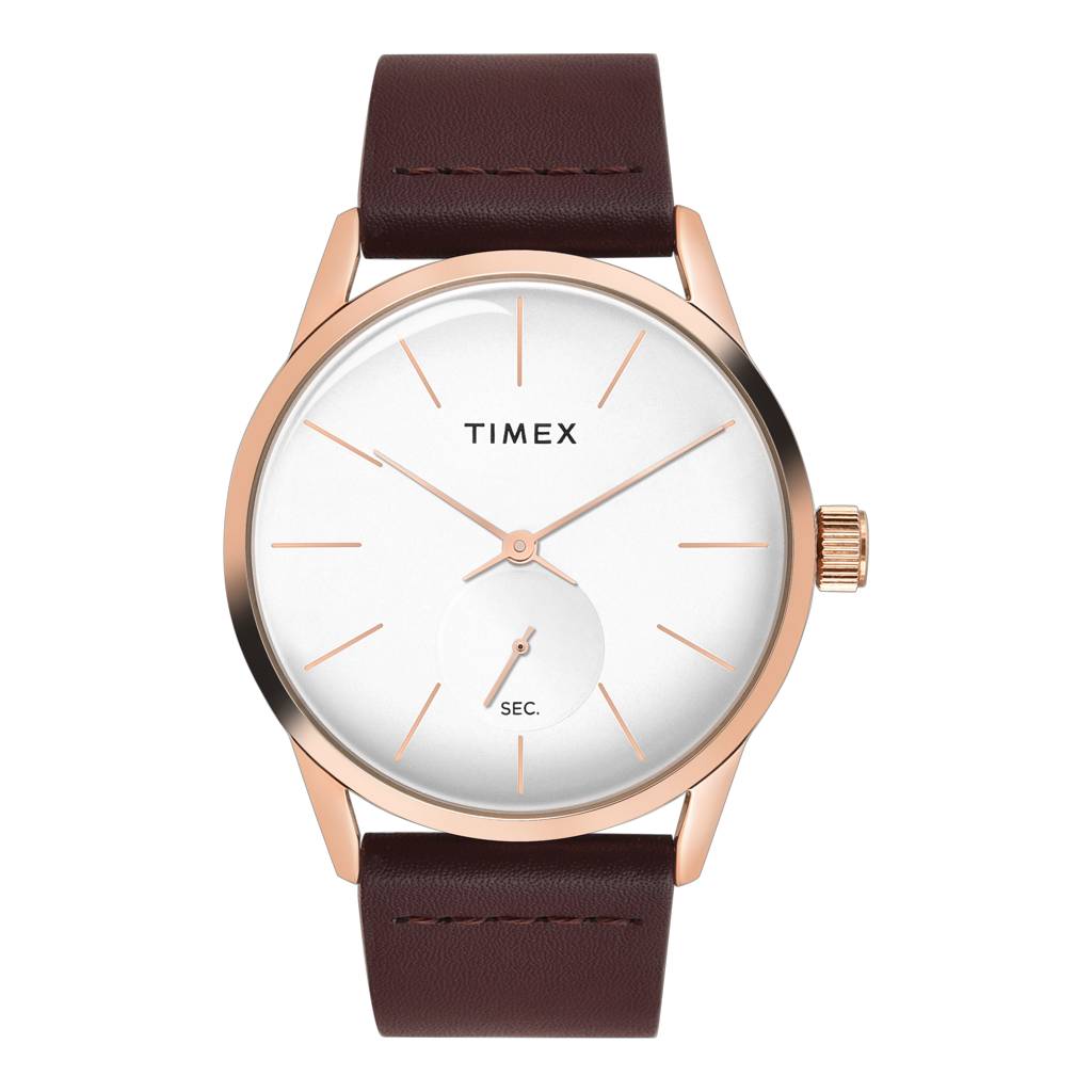 Timex Trendline Round 41Mm Silver Dial Analog Men Watch - Tweg25505 ...