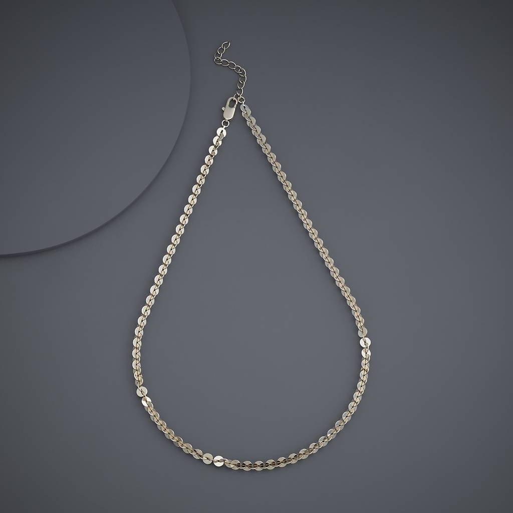 Kushal'S Fashion Jewellery  Rhodium-Plated Party Trendy Zircon Necklace-183805 : 438801