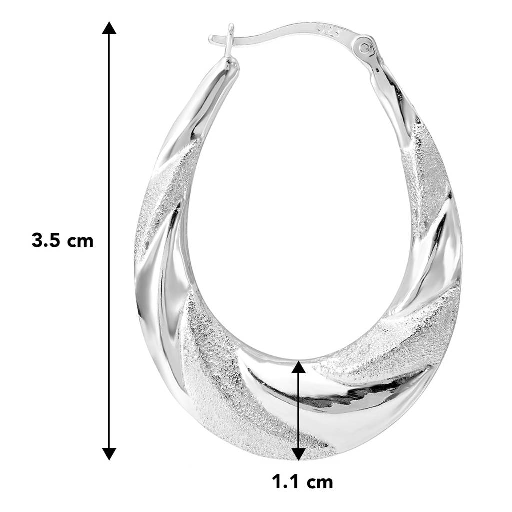 925 Sterling Silver Anti Tarnish Small Hoop Earrings Classic Diamond-Cut Huggie Jewellery Collections Navratri Gift  : PF17E55