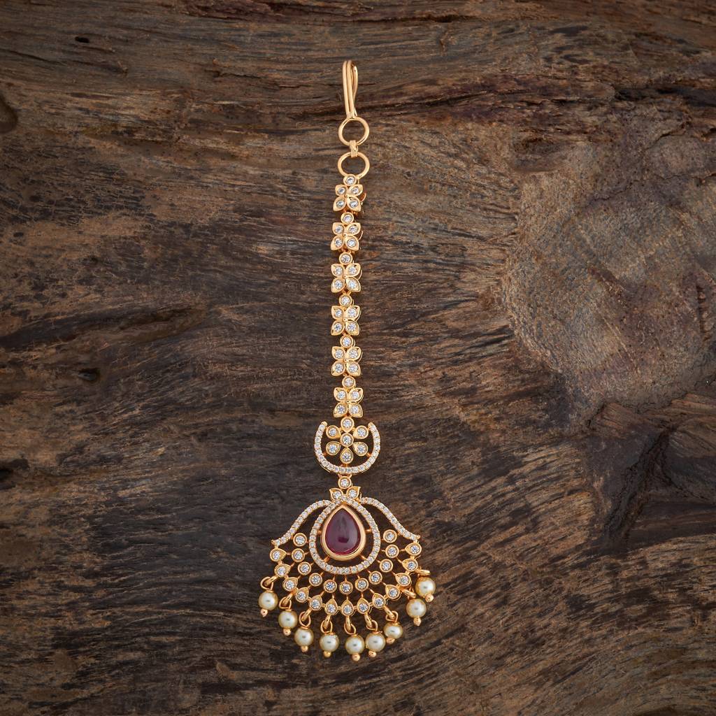 Kushal'S Fashion Jewellery Plated Party Zircon Maang Tikka-180631 : 431699