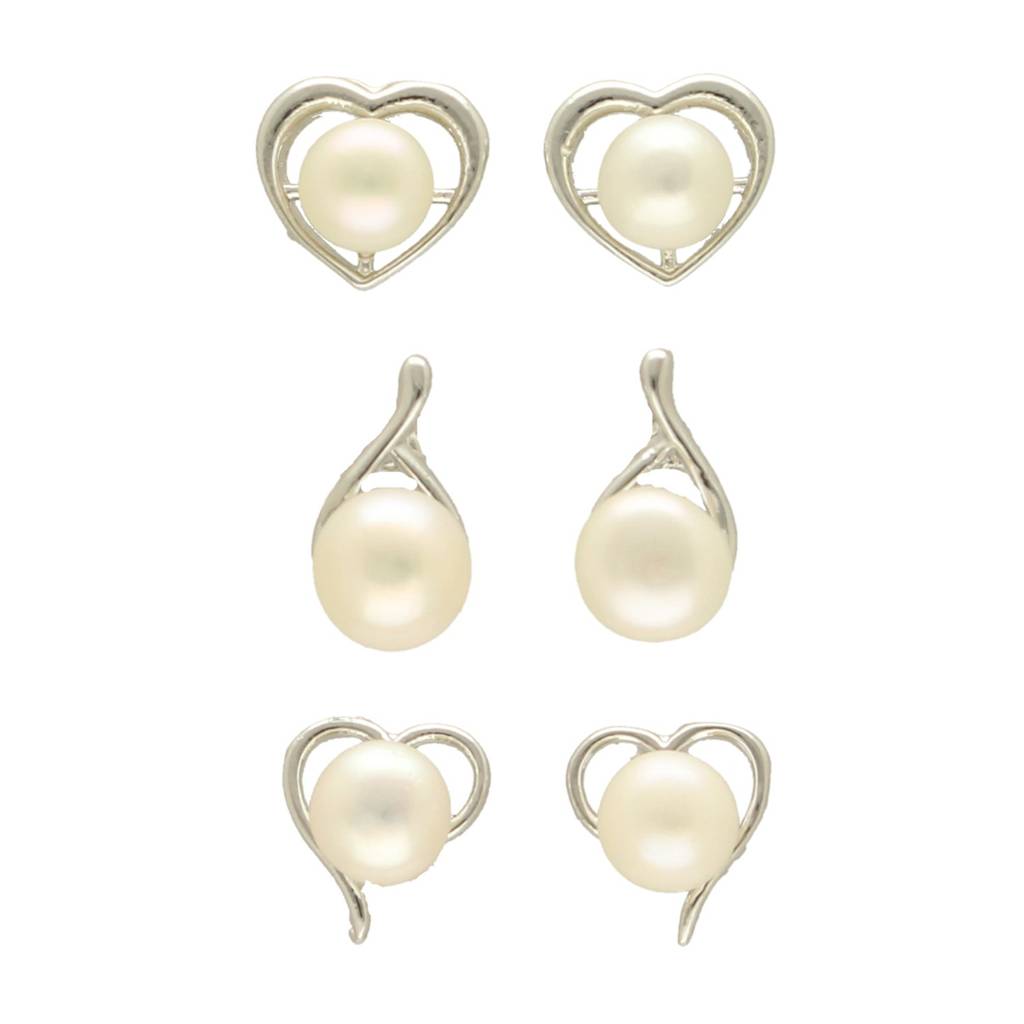 Liora Pearl Earrings Pack 3 : JPD-24-10