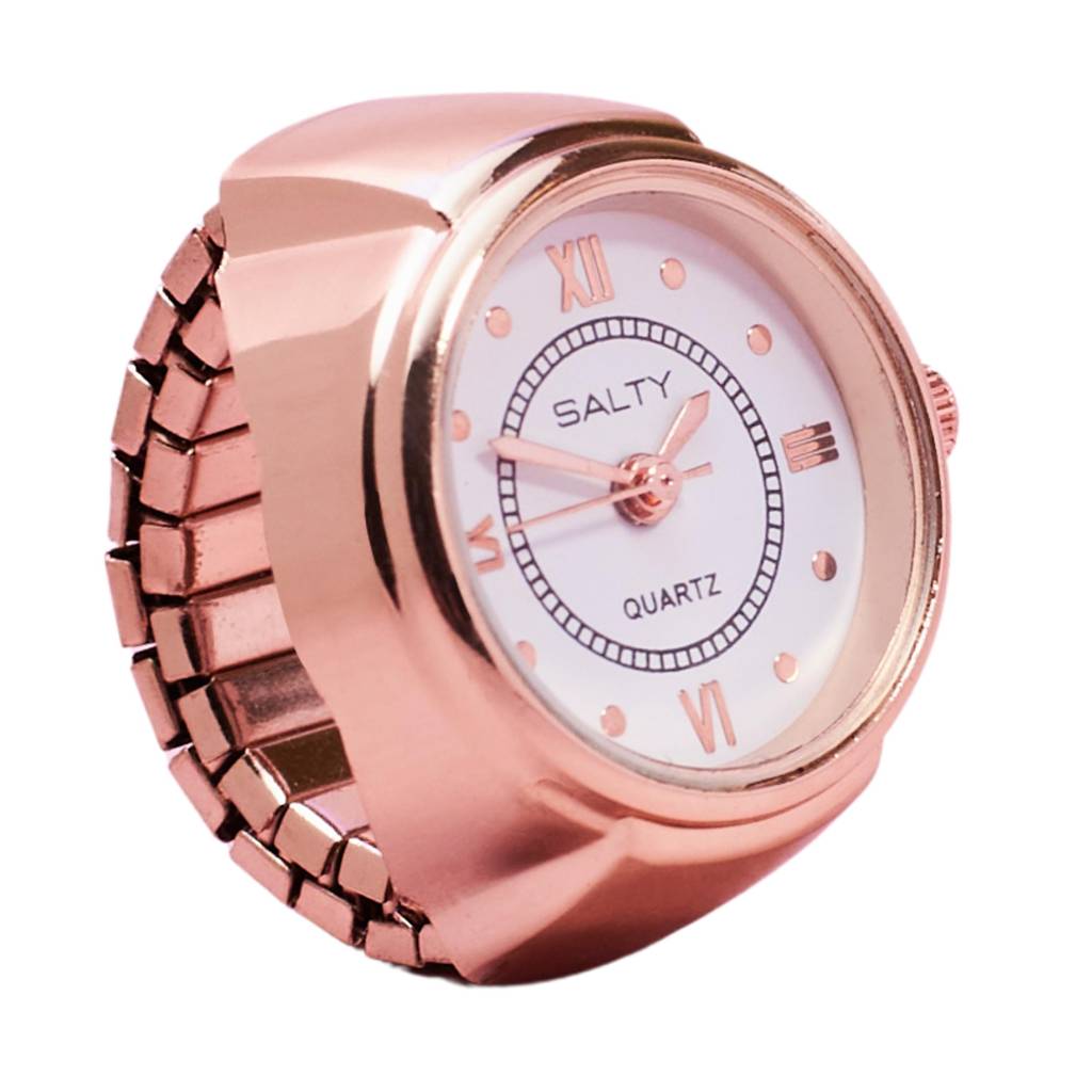 Girl Boss Salty Watch Ring - Rose Gold : RS12398