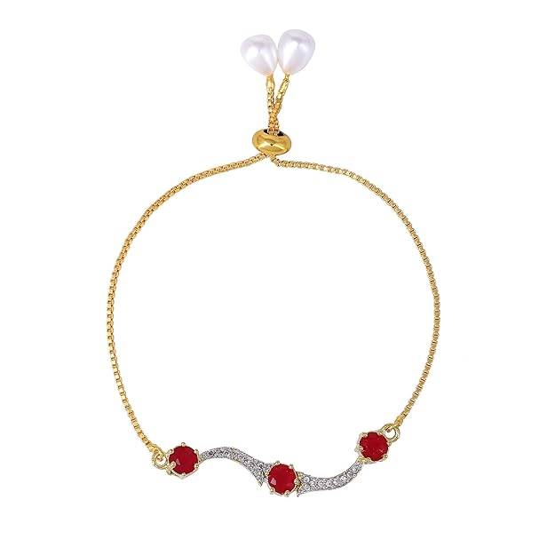 ion Jewelry Combo Of Choker Necklace Set With Earrings, Bracelet & Ring For Women: Gold & Rhodium Pla : OSAKCOM007-2TNRBNKERBRFN