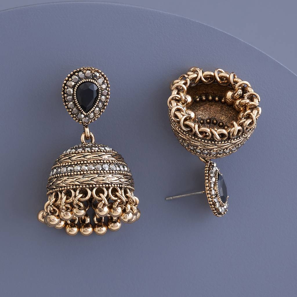 Party Zircon Trendy Jhumkas-178744 : 427914