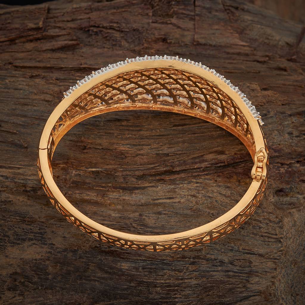 White Gold-Plated Party  Zircon Kada-433807 : 433807