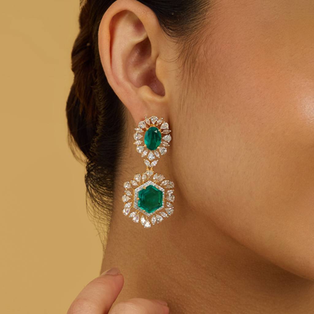 Kushal'S Fashion Jewellery Contemporary Drop Earrings-177236 : 424797