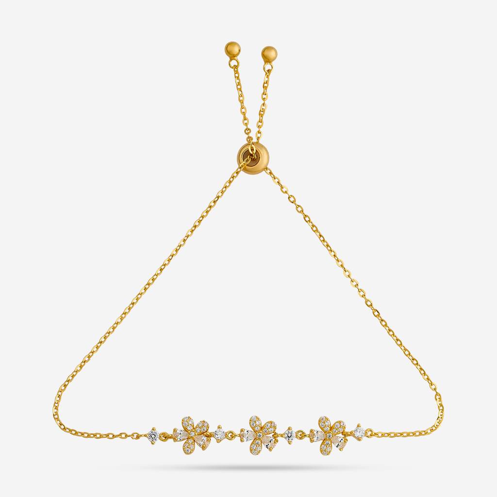 Kushal'S Fashion Jewellery Plated Party 92.5 Sterling Silver Bracelet -191288 : 453361