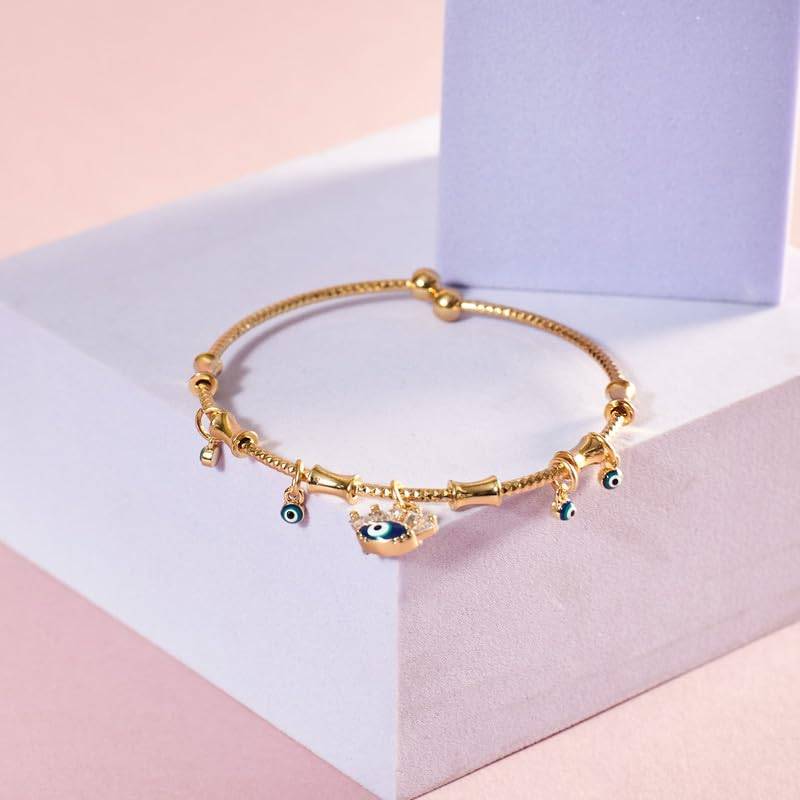 Chic Evil Eye Tassel Bangle : BS12575