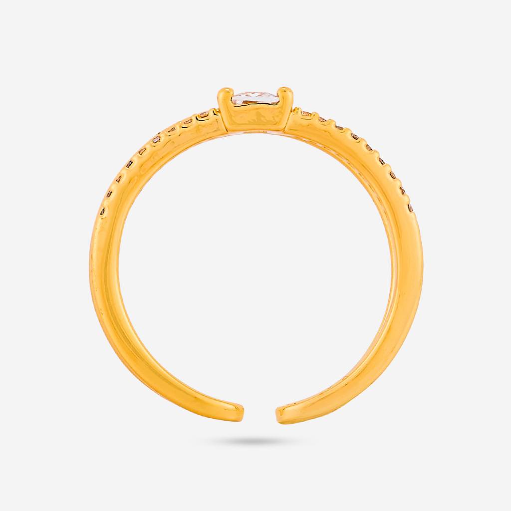 Kushal'S Fashion Jewellery -Plated Party Trendy Zircon Finger Ring -192420 : 455129