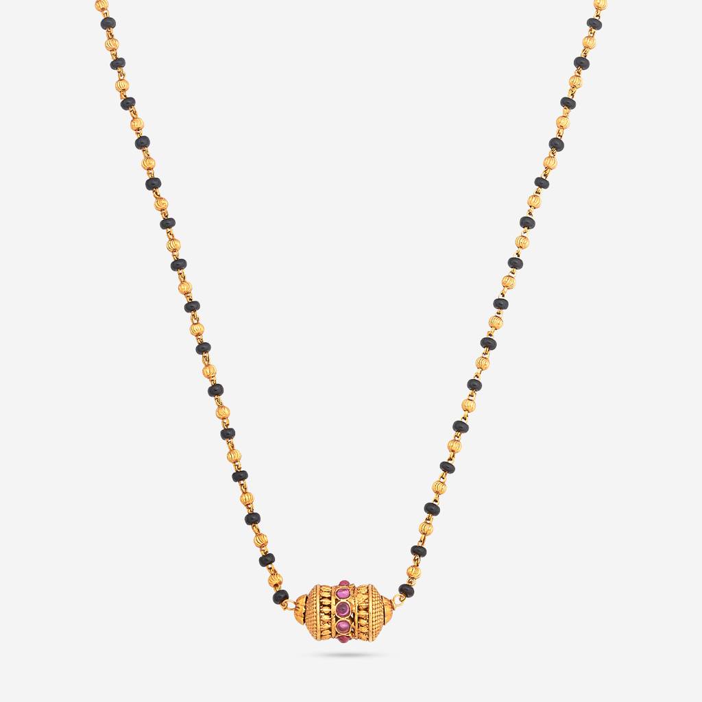 Kushal'S Fashion Jewellery  Plated Ethnic Antique Mangalsutra -452693 : 452693
