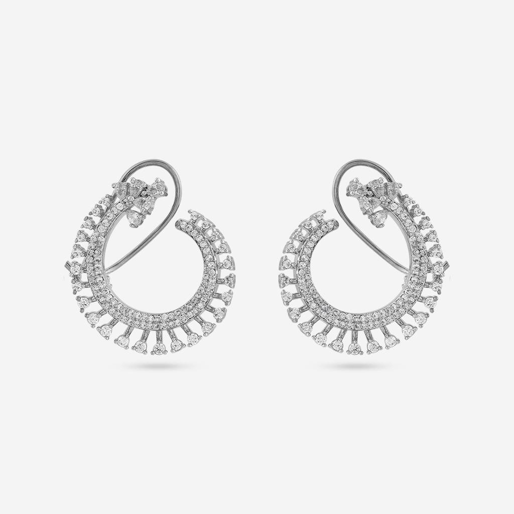 Kushal'S Fashion Jewellery -Plated Zircon Studs-187807 : 447293