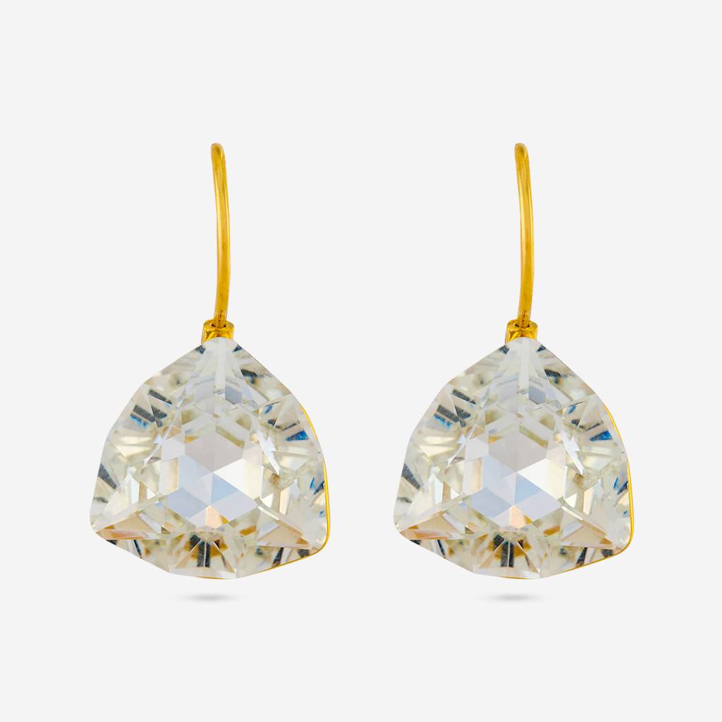 Kushal'S Fashion Jewellery -Plated Party Trendy Zircon Hoop Earrings -192737 : 455655