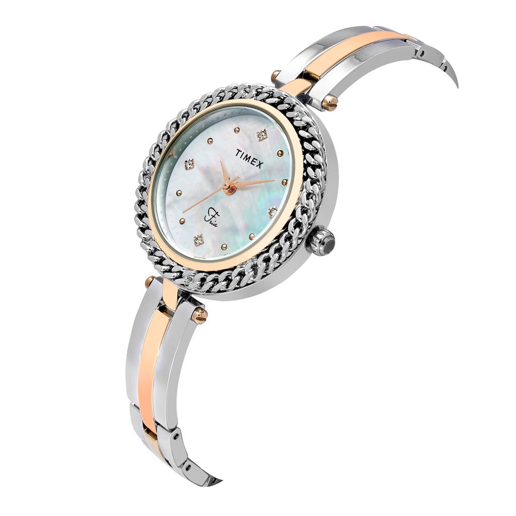 Timex Fria Round 33Mm Pink Women Watch - Twel24100 : TWEL24102