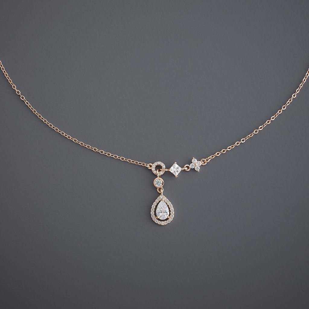 Kushal'S Fashion Jewellery Party Trendy Pendant Chain Necklace-186065