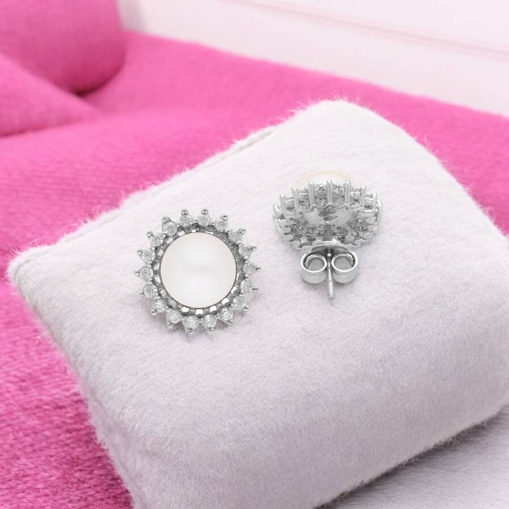 Panache Stud 925 Silver Earrings : JPMAY-22-130