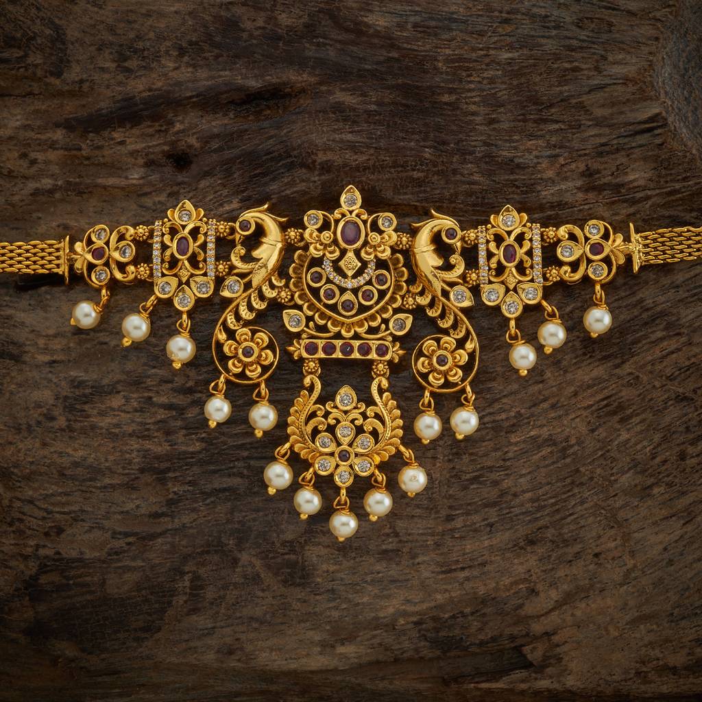 Kushal'S Fashion Jewellery Plated Ethnic Antique Bajuband-170397 : 410258