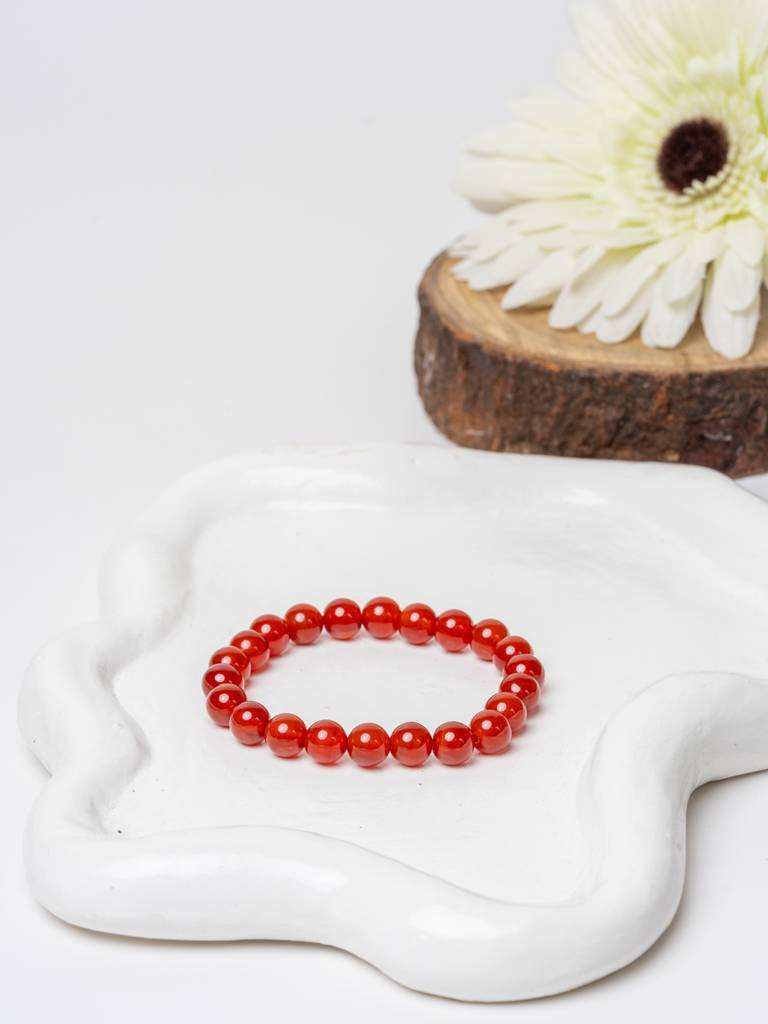 Carnelian Bracelet : LAABL111-65-S