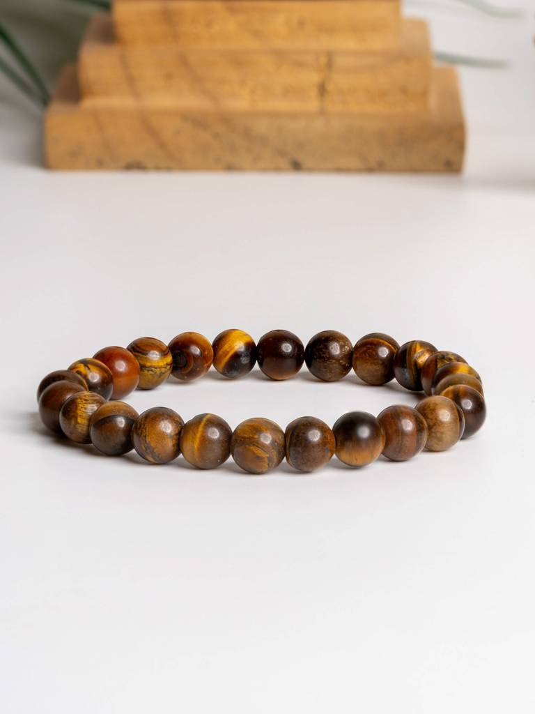 Natural Tiger Eye Bracelet : LAABL66-65-S
