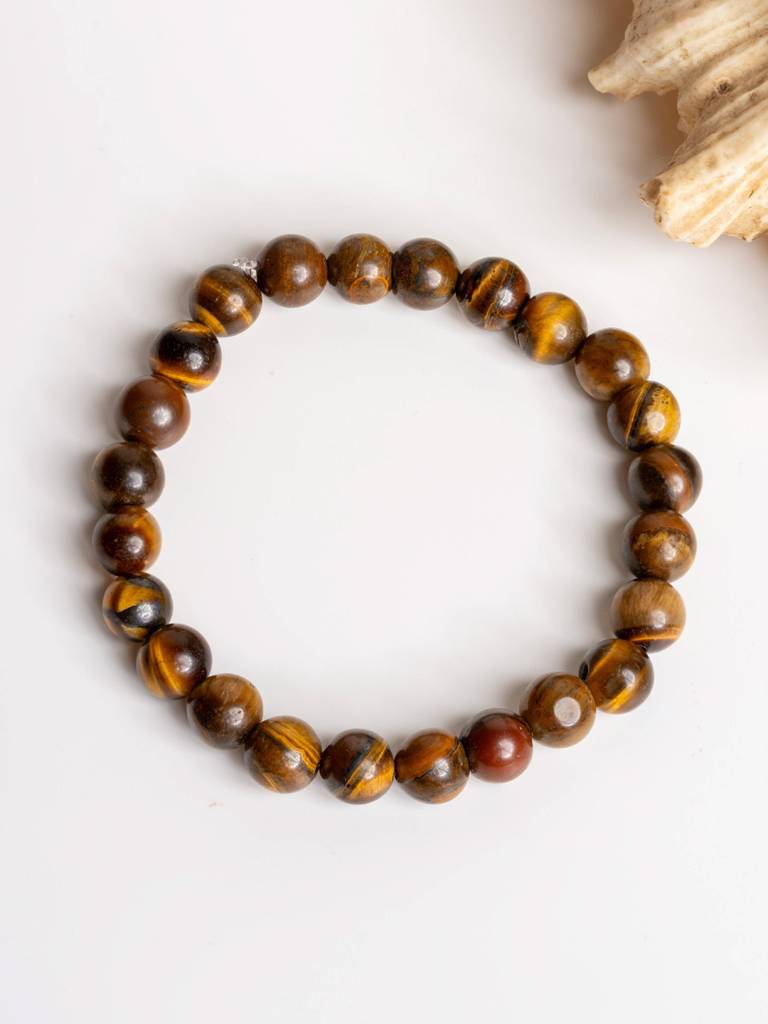 Natural Tiger Eye Bracelet : LAABL66-65-S