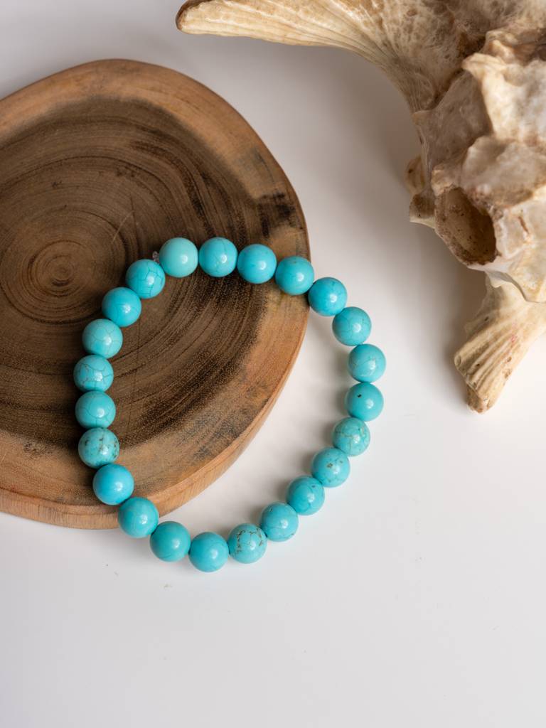 Turquoise Firoza Stone Bracelet : LAABL63-65-S