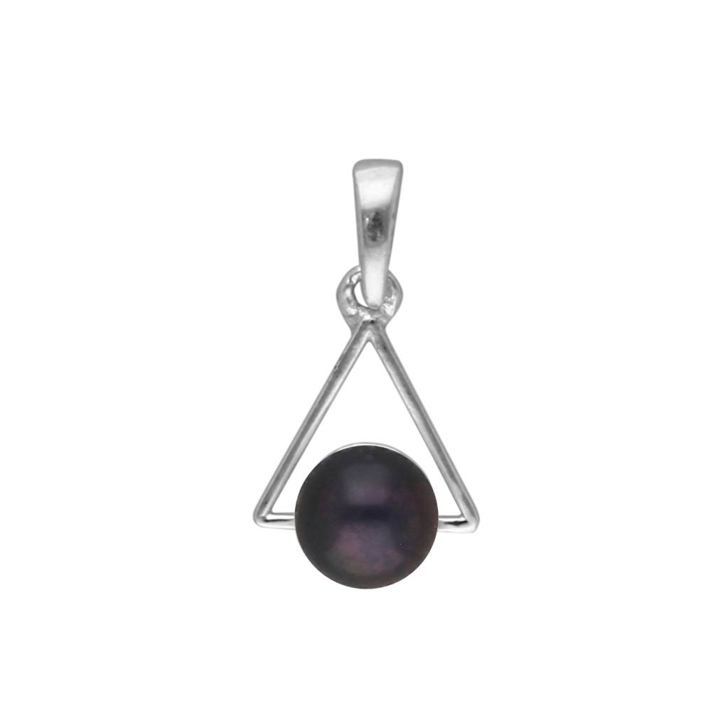 92.5 Sterling Silver Mahika Simple Pearl Pendant : JPMAY-22-175