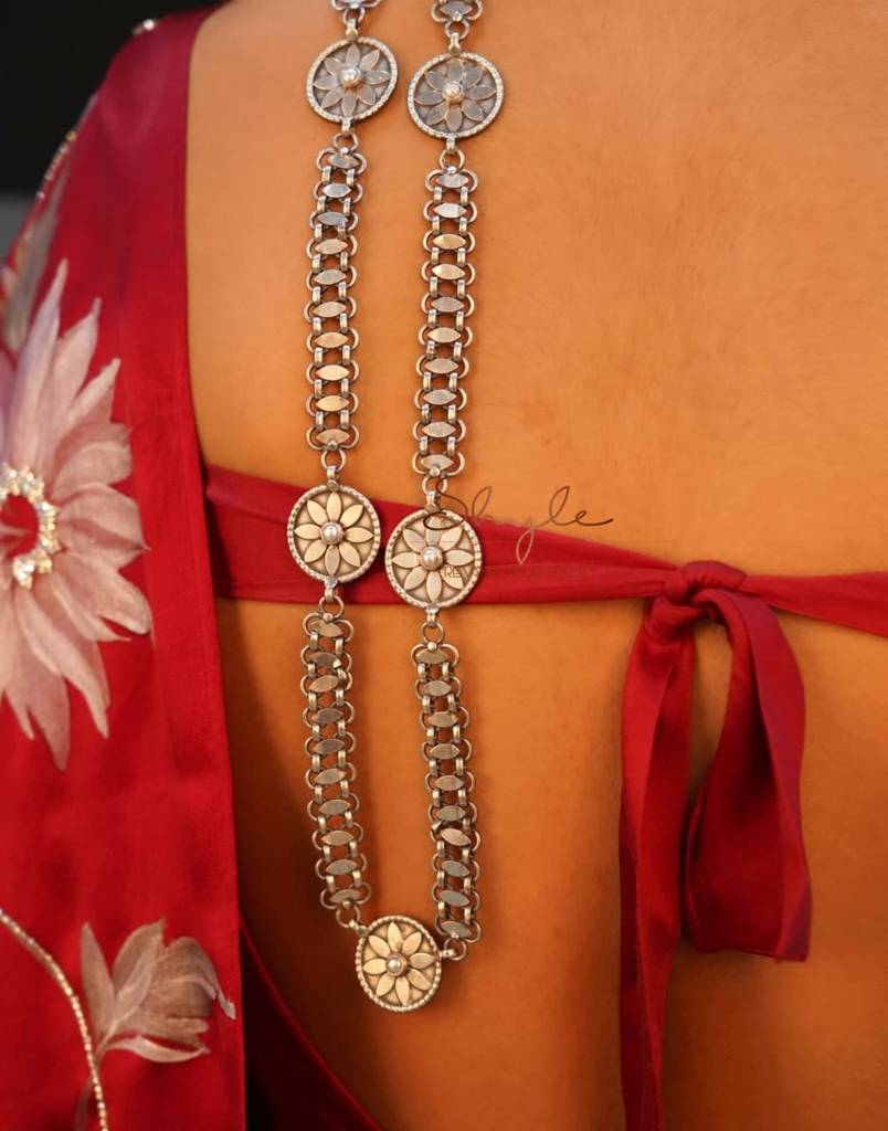 Mizoya Flower Motif Versatile Chain Necklace : SN105