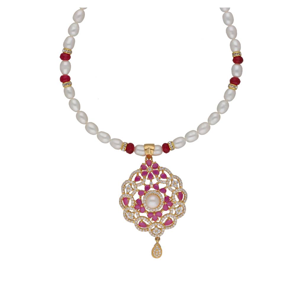 Krishna 1 Line Pearl Sets : JPOCT-22-14