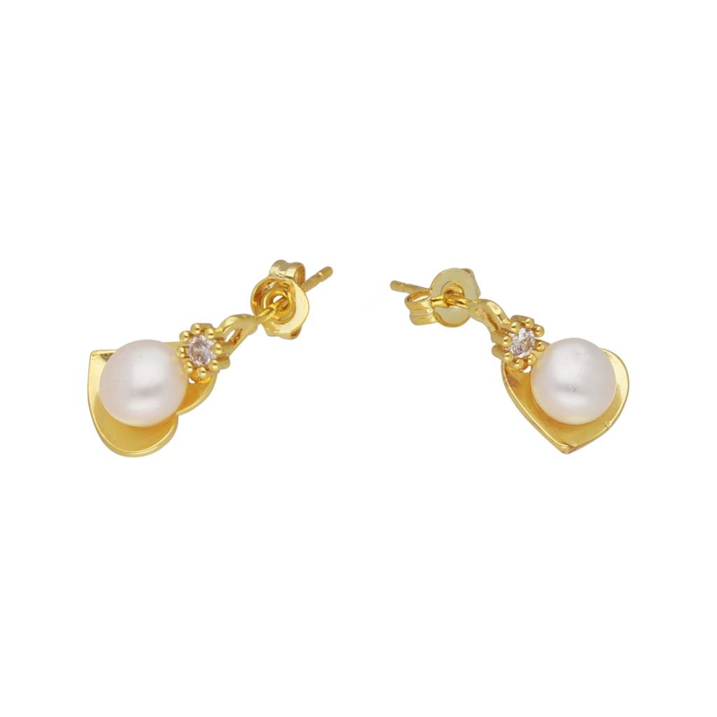 Love Pearl Earrings : JPDEC-22-15