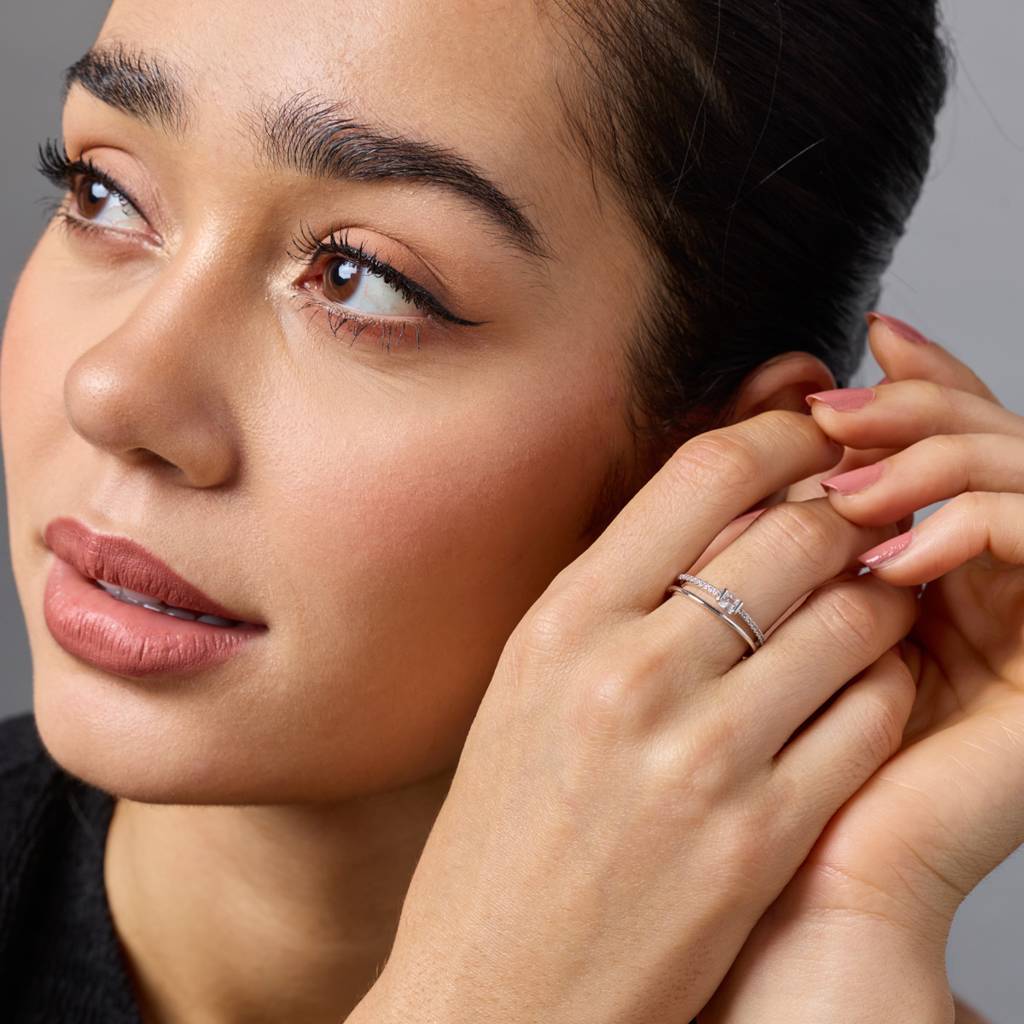 Kushal'S Fashion Jewellery -Plated Party Trendy Zircon Finger Ring -192420 : 455130