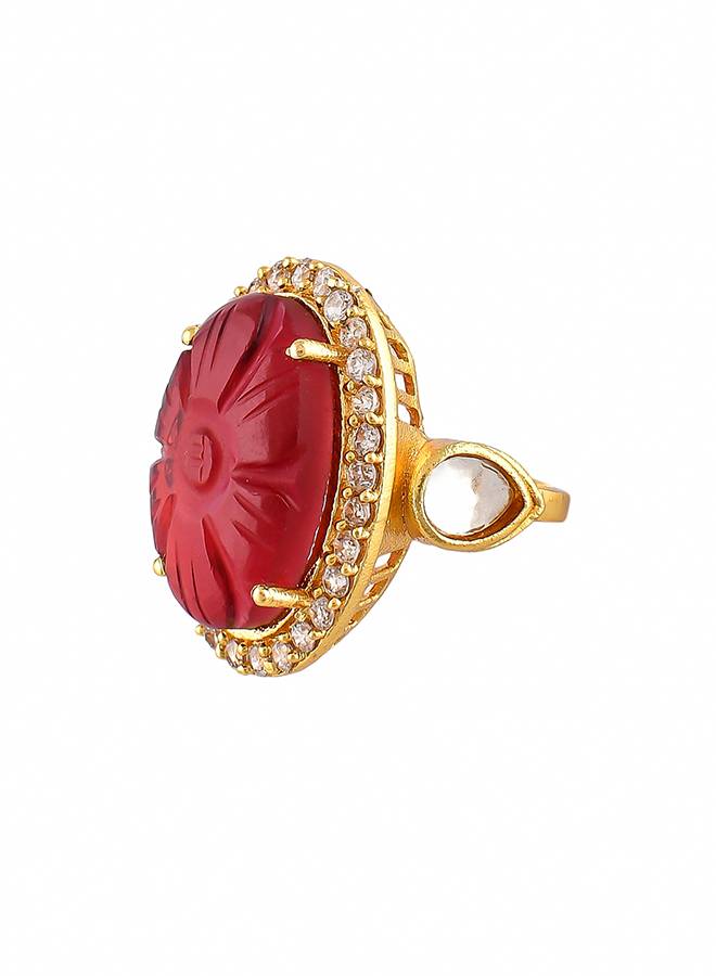 Heer Gulnoor Statement Ring : 8905124515527