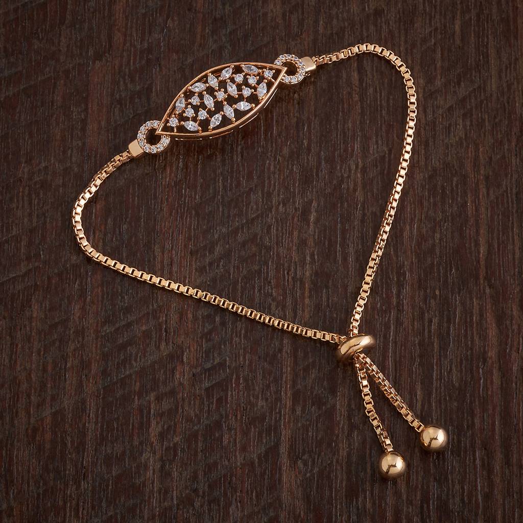 Kushal'S Fashion Jewellery Party Wear Zircon Bracelet-172979 : 415016