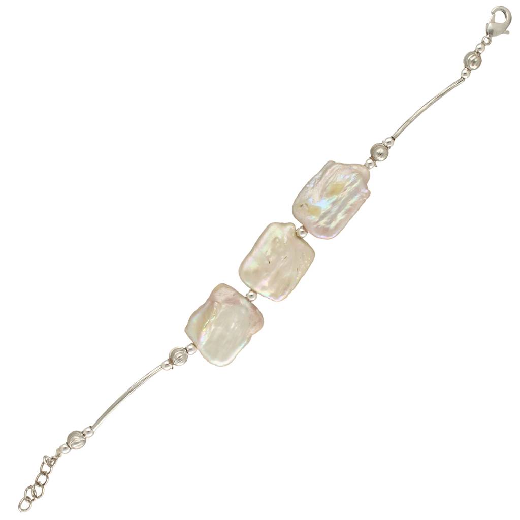 Zarna 1 Line Pearl Bracelet : JPAUG-23-025