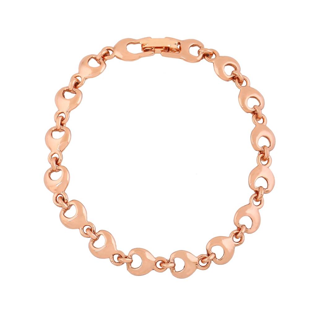 Estele Rosegold Plated Elegant Designer Bracelet For Girls And Women : 216-RGBR