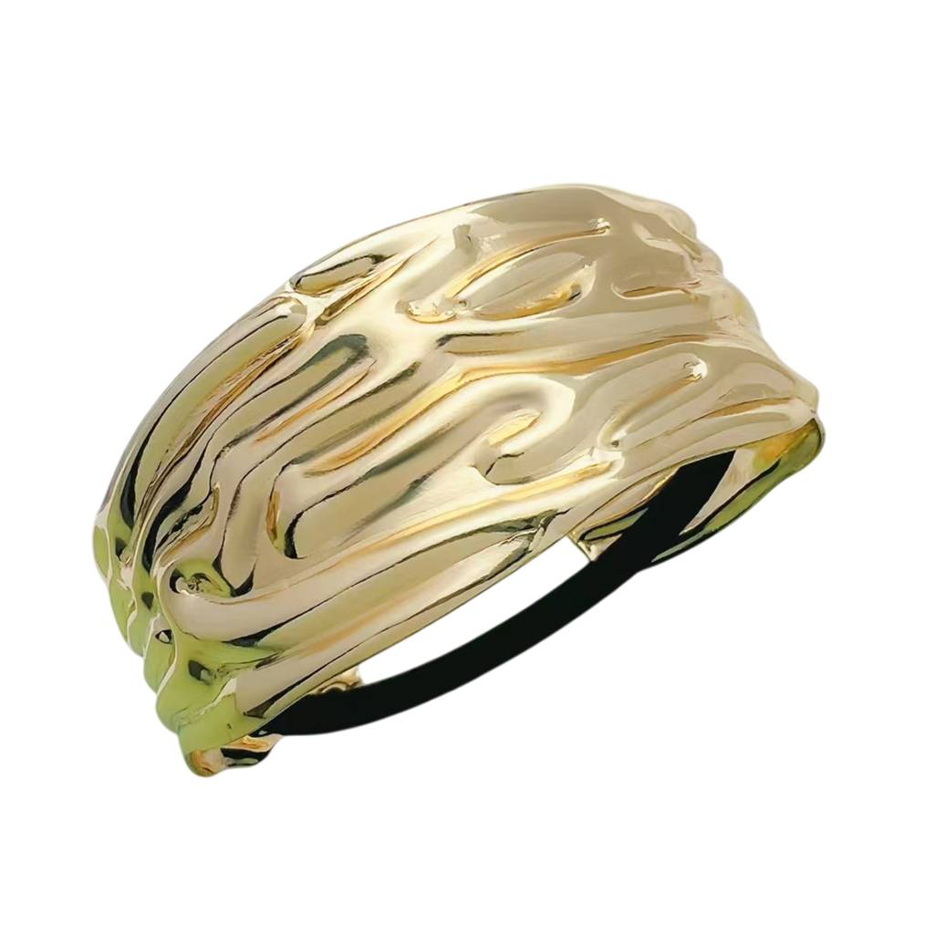 Chiseled Hair Tie : HX-HT-S-0010-G-BK