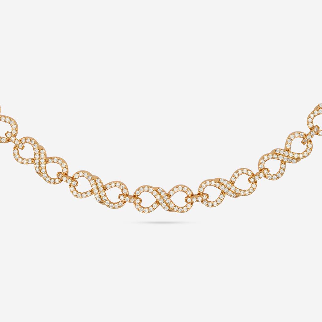 Party Zircon Necklace Set-185646 : 442789