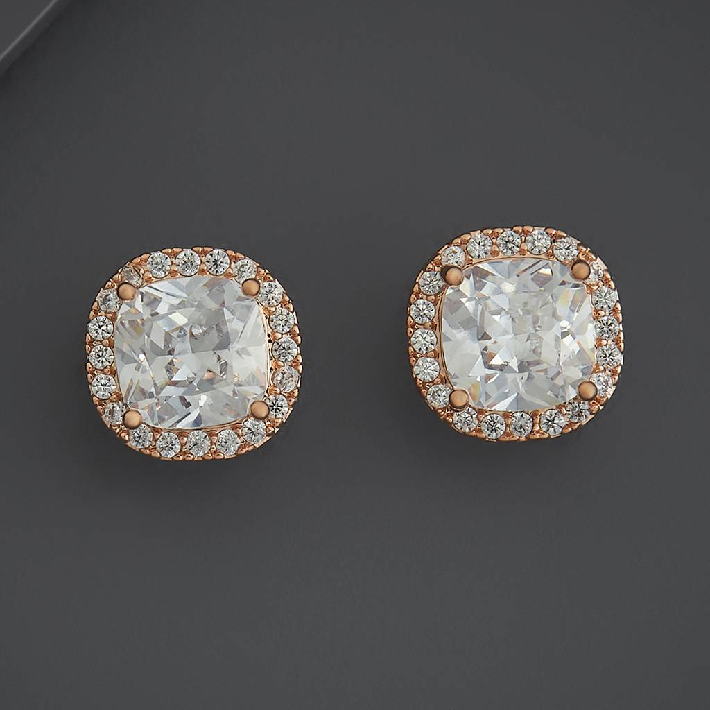 Kushal'S Fashion Jewellery  Plated Party Trendy Zircon Studs-175015 : 446163