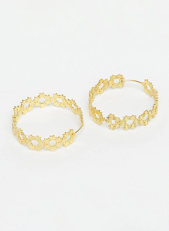 Fashion Trendy Hoops Brass Earrings-Vmjai43856 : 8905124434743