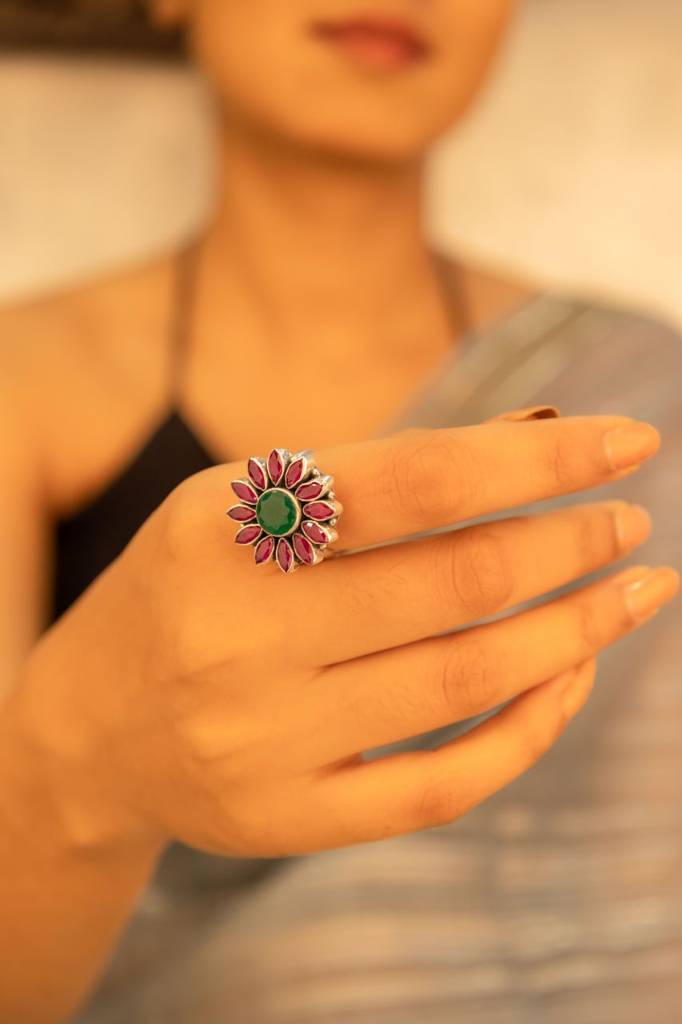 Mizoya Flower Versatile Ring : SR60522