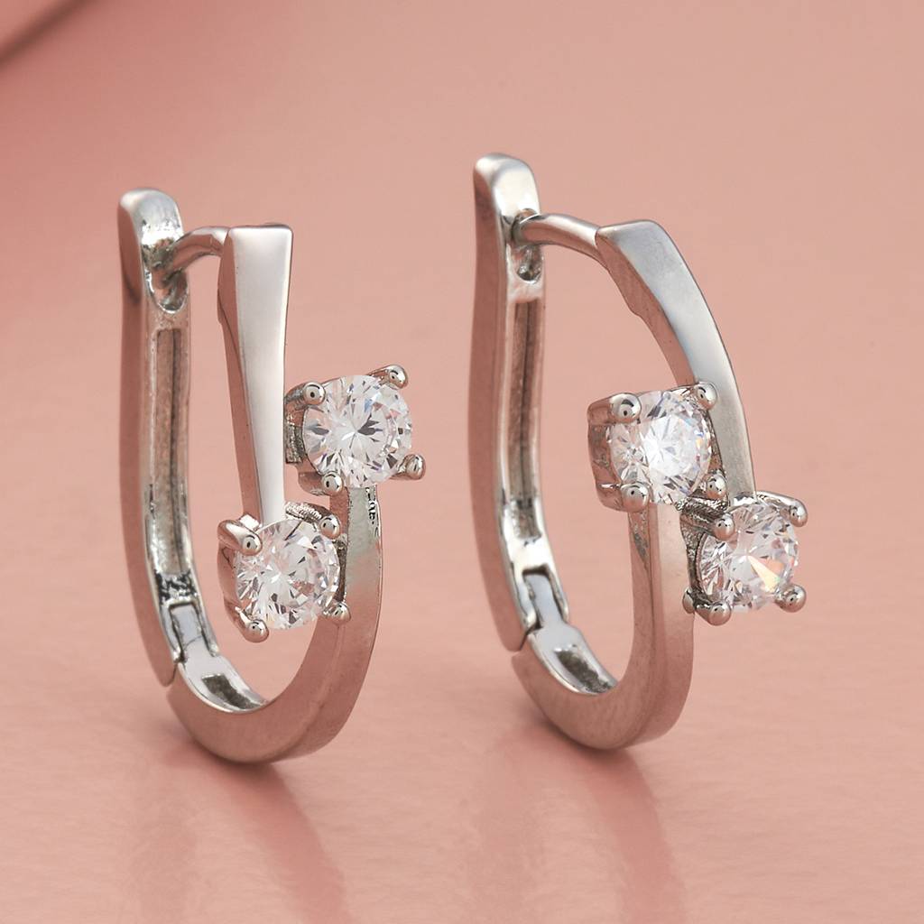 Party Zircon Trendy Hoops & Huggies-184093 : 439374