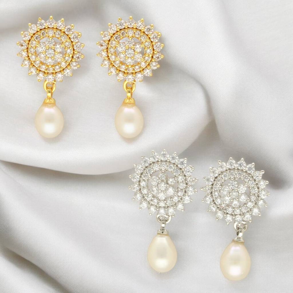 Esita Pearl Earrings Pack 2 : JPD-24-07