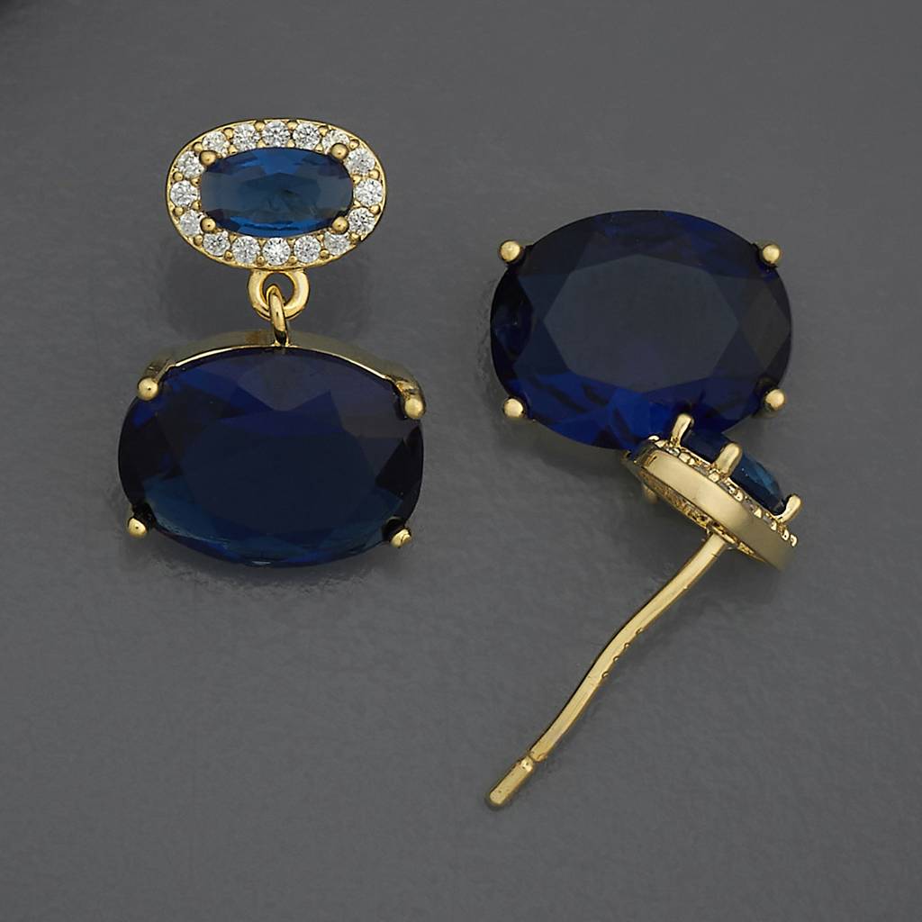 Kushal'S Fashion Jewellery Party Zircon Drop Earrings-186187 : 444043