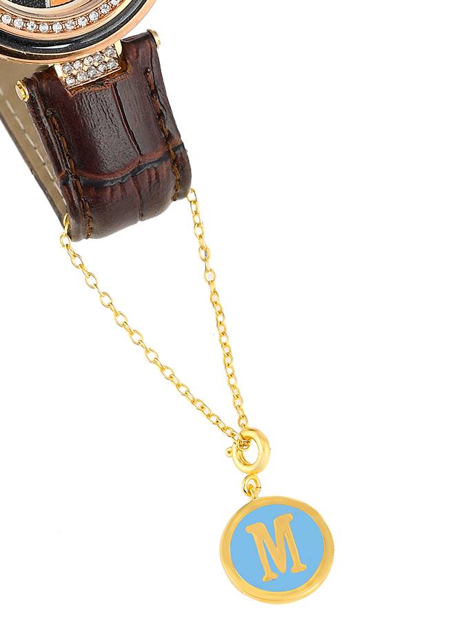 Valentine'S Day Collection Alphabet Blue Enamel Charm : 8905124491630