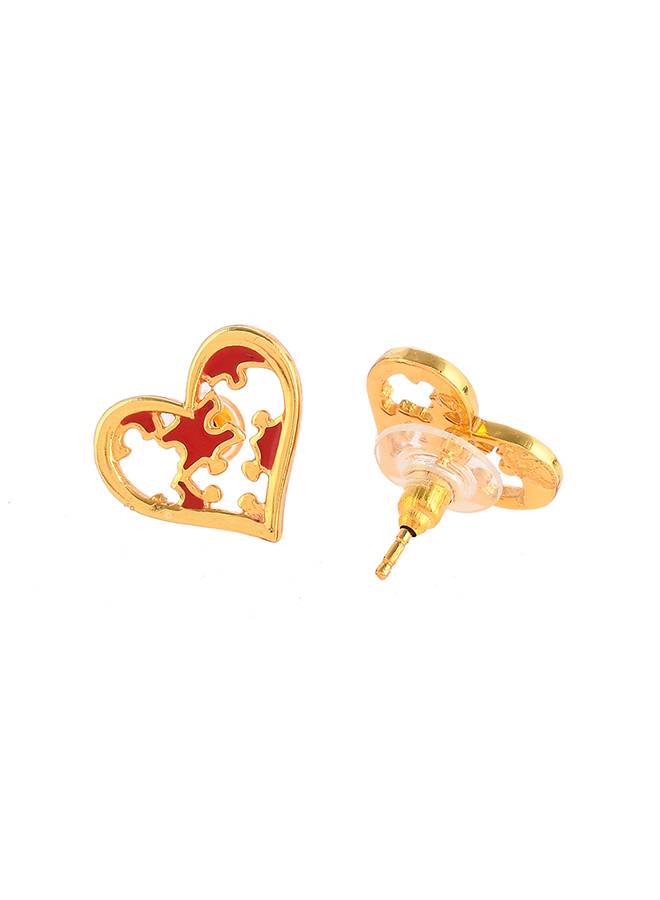 Valentine'S Day Collection Jigsaw Heart Pendant Set : 8905124490954