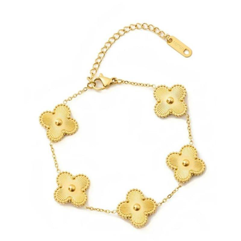 Golden Luck Leaflet Bracelet : BS12998