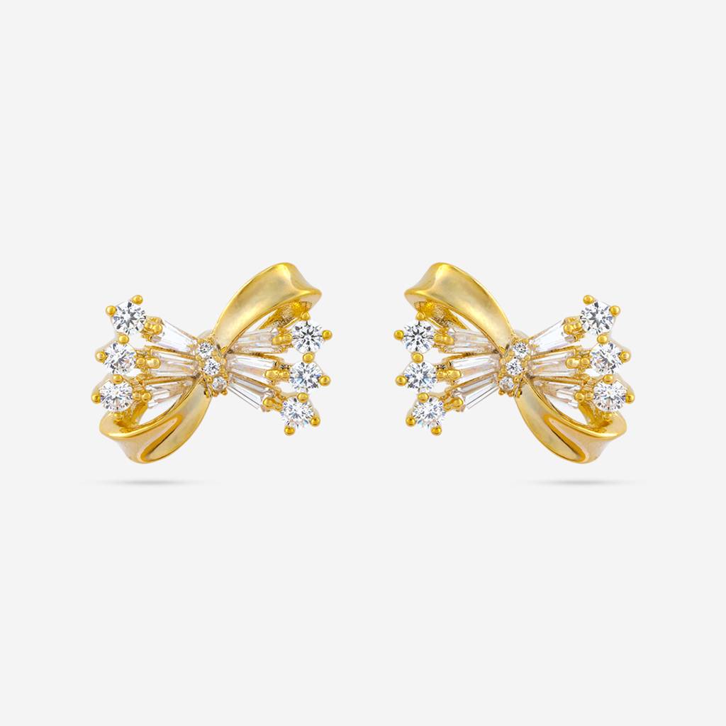 Kushal'S Fashion Jewellery Plated Party Trendy Zircon Studs-187426 : 446525