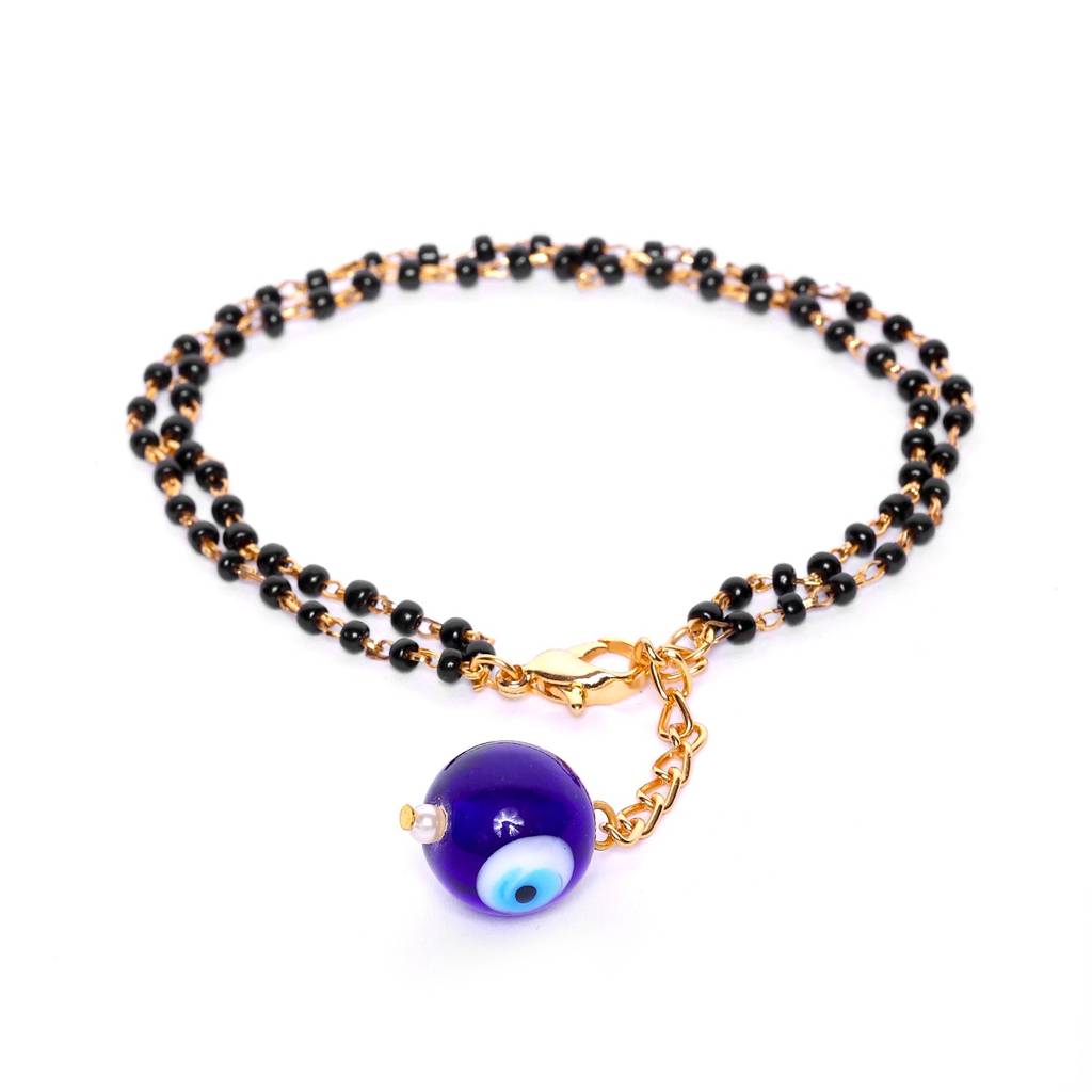 Estele Gold Plated Ravishing Bead Mangalsutra Bracelet For Women : 101929BR
